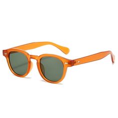 Retro Candy Color Oval Shades Elevate your fashion game with these Retro Candy Color Oval Sunglasses, designed to add a unique touch to any outfit. Stylish Design Featuring a trendy oval shape with fun rivet details, these sunglasses are a perfect blend of retro style and modern flair. Stand out effortlessly while making a bold statement. Quality UV Protection Enjoy peace of mind knowing that the gradient lenses offer 100% UV400 protection, shielding your eyes from harmful rays while you soak up Casual Orange Sunglasses With Uva Protection, Trendy Orange Sunglasses For Spring, Orange Sunglasses For Summer Outdoor Activities, Orange Sunglasses For Summer Outdoor, Orange Sunglasses For Outdoor Summer Use, Casual Orange Sunglasses With Uv Protection, Retro Orange Sunglasses For Vacation, Casual Orange Sunglasses With Mirrored Lenses, Casual Green Plastic Sunglasses