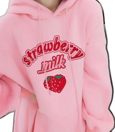 Sweatshirts Hoodie Women, Kawaii Strawberry, Goth Vintage, Cute Coats, Sleeveless Sweater Vest, Evening Dresses Plus Size, Strawberry Milk, Cute Crop Tops, Sweater Material