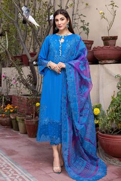 Charizma Clk 05 Mah E Ru Lawn Karandi Original brand suit fabric and photography lite diffrance in actual print. Traditional Blue Sets With Digital Print, Festive Blue Digital Print Sets, Traditional Blue Dupatta With Digital Print, Blue Digital Print Kurta For Eid, Blue Lawn Suit With Printed Motifs For Festivals, Blue Digital Print Wedding Set, Semi-stitched Blue Digital Print Salwar Kameez, Traditional Blue Digital Print Kurta, Blue Unstitched Suit With Printed Motifs For Festivals