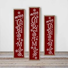 Merry Christmas Vertical Svg Png Dxf Eps Svg Dxf Png Cutting File Merry Christmas Porch Sign, Winter Banner, Porch Sign Svg, Merry Christmas Images, Christmas Nativity Scene, Christmas Svg Files, Adobe Suite, Diy Christmas Decorations, Porch Sign