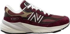 New Balance Burgundy, New Balance Made In Usa, Burgundy Sneakers, Burgundy Shoes, Casual Sneakers Women, New Balance Sneakers, Comfortable Sneakers, Sneakers Grey, Sneaker Collection