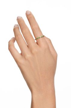 "Find SWAROVSKI Matrix Ring on Editorialist. Add a touch of Swarovski sparkle to your look with an elegant ring set with pristine round crystals, ideal for stacking or standalone wear. 1/8\" band width Goldtone or silvertone plate/Swarovski crystal Imported" Green Round Crystal Ring Fine Jewelry, Vittore Ring Swarovski, Swarovski Matrix Ring, Swarovski Green Bracelet, Elegant Green Multi-stone Crystal Ring, Elegant Ring, Green Yellow, Matrix, Ring Set