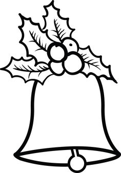 Christmas Bells Coloring Page #2 Christmas Bells Drawing, Coloring Christmas, Free Christmas Coloring Pages, Christmas Drawings, Christmas Coloring Sheets, Printable Christmas Coloring Pages, Christmas Stencils, Christmas Bell, Pola Sulam