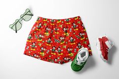 Mickey's Christmas Cheer Toddler Boy Shorts - Sew What's Nice Girl Boxers, Cheer Shorts