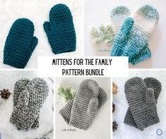 mittens for the family pattern bundle