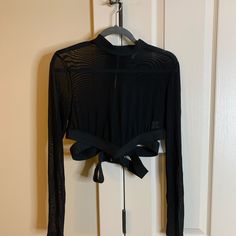 Black Crop Shirt (See Through) Never Worn. Open To Offers Fitted Black Top For Spring, Black Stretch Top For Night Out, Black Casual Mesh Top For Night Out, Casual Black Mesh Top For Night Out, Black Top For Night Out In Spring, Black Crew Neck Mesh Top For Night Out, Casual Black Mesh Top For Fall, Black Top For Night Out, Spring Black Crew Neck Mesh Top