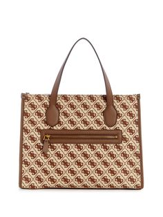 Because you love logo. A beautiful jacquard tote featuring an allover Quattro G pattern, faux-leather trim, a front G logo strap, back zip pocket, handles and a detachable strap. Love Logo, G Logo, Logo A, Lifestyle Brand, Leather Trim, Lifestyle Brands, Leather Trims, Stylish Women, Style Icons