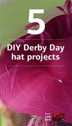 Feathers. Flowers. Fascinators. Celebrate Derby Day in style with 5 DIY hat tutorials that are sure to turn heads.   Plus, earn cash back on supplies at the store with the BankAmericard Cash Rewards™ credit card. Learn more: http://go.bofa.com/6q2lf Kentucky Derby Party Hats Diy, Diy Derby Fascinator, Diy Derby Hat Ideas, Kentucky Derby Hats Diy Ideas, Derby Hat Diy, Diy Kentucky Derby Hat, Kentucky Derby Party Hats, Derby Hats Diy Ideas, Kentucky Derby Hats Diy