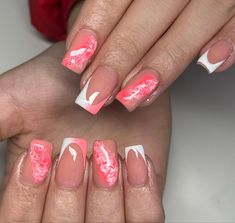 Holiday Abroad Nails, Abroad Nails, Bali Nails, Leeds Fest, Holiday Abroad, Bow Nail Designs, Orange Acrylic Nails, Bali Holiday, Holiday Acrylic Nails