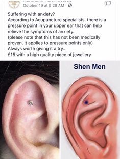 an ear is shown with the caption that says, when you hear to someone