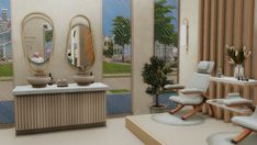 Spa Room Bloxburg, Spa Ideas Bloxburg, Spa Bloxburg Ideas, Bloxburg Salon Ideas, Nail Salon In Bloxburg, Hair Salon Decals Bloxburg, Bloxburg Hair Salon, Bloxburg Spa Ideas, Spa Bloxburg