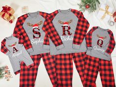 Family Pajamas,Xmas Pyjamas,Christmas Gifts,Christmas Pjs,Matching Pajamas,Family Christmas,Holiday Pajamas,christmas pjs,Pajamas,Xmas Pjs,Red Green Pjs,Monogram Pajamas,Personalized Pjs These pajamas are brought to you this 2024 Christmas! The perfect set for all siblings and cousins! These come with personalized names and are definitely a favorite for cozy photos under the tree. Pet Bandanas : Small size： 55*37*37cm. Suitable for pet neck circumference 22 to 38cm Large size： 70*46*46cm. Suitab Christmas Pajamas Matching, Kids Christmas Pjs, Personalized Christmas Pajamas, Family Holiday Pajamas, Christmas Pjs Family, Monogrammed Pajamas, Pajamas Matching, Xmas Pjs, Pajamas Christmas