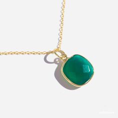 Handmade with love and attention to detail, this natural green agate is supported on a sterling silver chain, this necklace will flawlessly complement your everyday style. Chalcedony is a cryptocrystalline variety of quartz. It comes from the Latin word chalcēdōnius. It is a variety of agate and a natural form of silicon dioxide of silica. ... There are many varieties but the main kinds of Chalcedony are blue, grey, and white. Chalcedony meaning is stability and balance Great gift for anyone who Elegant Green Agate Crystal Necklace, Green Agate Necklace For Gift, Everyday Green Emerald Pendant Necklace, Elegant Green Sterling Silver Charm Necklace, Minimalist Green Gemstone Necklace, Chalcedony Gemstone Round Pendant Necklace, Green Agate Pendant Necklace, Elegant Green Charm Necklace With Ethical Gemstones, Adjustable Green Sterling Silver Necklace