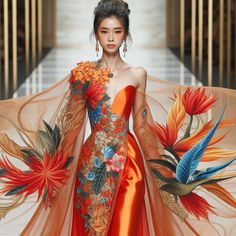 Best Flower Pictures, Summer Special, Samoa, Fantasy Clothing, Design Collection, Flower Pictures, Cheongsam