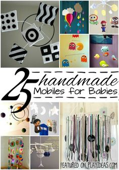 25 handmade mobiles for babies that are easy to make and great for toddlers