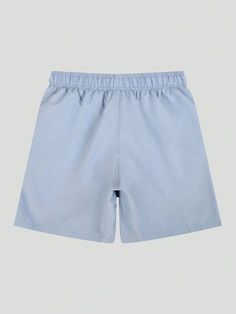 Simplicity meets style with our Solid Swim Trunks. These swim trunks feature a clean and classic design in a solid color, allowing you to create a sleek and timeless beach look. The comfortable waistband ensures a secure fit, while the quick-drying fabric keeps you comfortable and fresh. Features: Pattern Type: Plain Details: Drawstring, Pocket Type: Bottoms Bottom Type: Shorts Fabric: Non-Stretch Material: Polyester Care Instructions: Machine wash or professional dry clean Size Chart ( Inches ) Blue Short Swim Trunks With Elastic Waistband, Cotton Swim Trunks With Built-in Shorts For Pool, Solid Color Relaxed Fit Swim Trunks For Beach Season, Relaxed Fit Beachwear Swimwear, Solid Color Swim Trunks For Summer Beachwear, Solid Color Short Swimwear For Summer, Casual Solid Swim Trunks For Beach Season, Casual Solid Color Swim Trunks For Poolside, Casual Solid Swim Trunks For Poolside