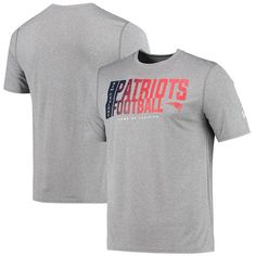 Demonstrate your enthusiasm for the next round of New England Patriots talents with this Combine Authentic Game On T-shirt from New Era. It features the team logo framed by additional New England Patriots graphics. Heathered fabric adds the perfect finishing touch to this comfortable tee.Demonstrate your enthusiasm for the next round of New England Patriots talents with this Combine Authentic Game On T-shirt from New Era. It features the team logo framed by additional New England Patriots graphi Chicago Bears Logo, Bills Football, Patriots Football, Uniform Design, Home T Shirts, Cincinnati Bengals, Chicago Bears, Game On, New York Giants