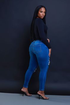 Effortlessly Stylish: Skinny Denim Jeans for Every Occasion Left On Read, Curvy Casual Outfits, Wide Leg Denim