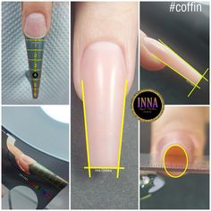 Diy Nail Designs Step By Step, Nails Form, Diy Nails Tutorial, Nail Courses, Edge Nails, Nail Techniques, Diy Acrylic Nails, Basic Nails