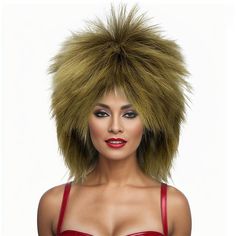 Blonde Curly Wig, 80s Rocker, Spiky Hair, Cosplay Hair, Natural Wigs, Wig Stand, Brown Wig, Wigs Online, Costume Wigs