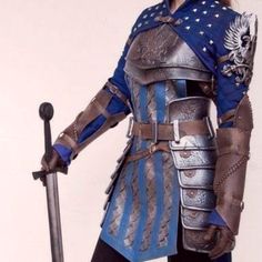 Midevil Armour, Grey Warden Armor, Leather Armor Pattern, Warden Armor, Half Plate Armor, Winter Armor, Armor Reference, Costume Armour, Grey Warden