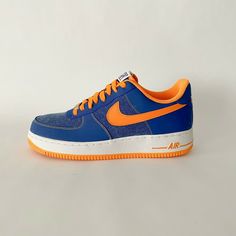 PRODUCT DETAILS NIKE AIR FORCE 1 '07 PE JEREMY LIN 2012 Colorway: STORM BLUE/VIVID ORANGE/WHITE 100% Authentic Brand New With BOX ABOUT THE PRODUCT MENS Size: 8/8.5/9/9.5/10/10.5/11/11.5/12 PLEASE KNOW YOUR SIZE BEFORE DECIDE TO PURCHASE AND FEEL FREE TO ASK US ANYTIME FOR MEASUREMENT CONCERNS SHIPPING & HANDLING  Shipping within the United States, the shipping and handling Fee is $15 All package shipping within the US will include Delivery Confirmation Number, w/o insurance) We can also ship it Nike Air Force 1 Low-top For Sports Events, Blue Low-top Sneakers For Sports Events, Blue Low-top Custom Sneakers For Sports Events, Blue Sneakers With Air Max Cushioning For Sports, Jeremy Lin, Nike Air Force 1 07, Nike Cortez Sneaker, Nike Air Force 1, Nike Air Force Sneaker