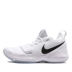 White Basketball, White Basketball Shoes, Paul George, He Wants, Ice Blue, Basketball Shoes, Nike Air, White And Black, Shoes Sneakers