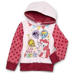 My Little Pony Hoodie Jacket New with tag Licensed MLP product Toddler girl 3T 60/40 cotton polyester blend Burgundy & pink with festive, full color character graphic on front (gold glitter ink on stars & letter "T") Full zip Lined hood with tape over neck seam for comfort Ribbed cuffs & bottom trim Side pockets Swell birthday garment or gift! Please note shipping choice of First Class (slower/cheaper) or Priority Mail (faster/costlier) General Info:    - Shipping gladly combined (by weight) whe Cute Long Sleeve Hoodie For Playtime, Casual Cotton Hoodie For Birthday, Cotton Hooded Hoodie For Playtime, Fall Long Sleeve Outerwear For Birthday, Winter Birthday Hooded Hoodie, White Long Sleeve Hoodie For Birthday, Spring Birthday Long Sleeve Outerwear, Pink My Little Pony, Hoodie Png