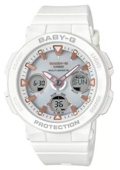 Casio Baby-G BGA25007AJF Beach Traveler/ Explorer Series Watch Paper+Free Post Casual White Watches For Outdoor, Casual White Outdoor Watches, White Casual Chronograph Watch, Casual White Chronograph Watch, Casual White Analog Watches, Baby G, Free Post, G Shock, Casio Watch