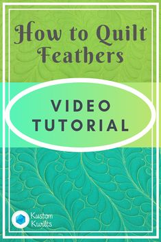 how to quilt leathers with video instructions on the front and back cover, in green