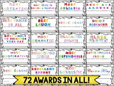 colorful name tags with the words'best friends'in different colors and font on them