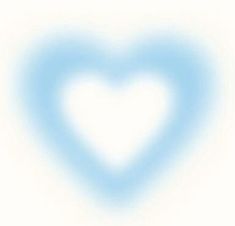 a heart shaped object is shown in the middle of a white background with light blue hues