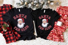 Santa Clause Fan Club Sweats, Santa Claus TShirt, We Belive Santa Claus Shirt, Santa Clause Lover Sweat, Christmas Family Matching Shirts *HOW TO ORDER* 1. Select the shirt 𝗦𝘁𝘆��𝗹𝗲 2. Select the 𝗦𝗶𝘇𝗲 3. Select the shirt color 4. Select the quantity, 5. Click 𝗔𝗗𝗗 𝗧𝗢 𝗖𝗔𝗥𝗧. If you want to buy more than one, please go back to the listing and repeat the steps. "If you have any question, please send us a message." *BRAND* If you want a specific brand, please send us a message right aft Team Santa Shirt, Santa Claus Tshirt Ideas, Santa Clause 2 Shirt, Dear Santa Shirts, Santa Tshirt, Sweater Drying Rack, Club Sweatshirts, Text Design, Matching Shirts