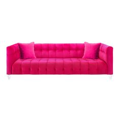 TOV-S110-1 Eclectic Sofas, Pink Velvet Sofa, Deep Seated Sofa, Velvet Tufted Sofa, Pink Couch, Tov Furniture, Tufted Sofa, Gray Sofa, Sofa Sale