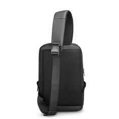 Product information: Style: Business Commuting Material: Oxford cloth Opening method: zipper Luggage shape: vertical square shape Function: Waterproof Processing method: printing Pattern: Solid color Popular element: sewing thread Lifting component: soft handle Number of shoulder straps: single Outer bag type: three-dimensional bag Color: Elegant Black Accommodating computer size: 14 inches Packing list: Bag*1pc Waterproof Crossbody Bag, Mens Fashion Business, European Women, Fashion Business, Bag Dress, Sewing Thread, Chest Bag, Square Shape, Business Fashion