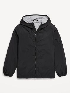 built-in hood long sleeves full zip front welt pockets water resistant shell relaxed fit hits below waistmachine wash according to the care instruction label Jacket For Boys, Water Resistant Jacket, Welt Pockets, Summer Sale, Welt Pocket, Old Navy, Built In, Water Resistant, Relaxed Fit