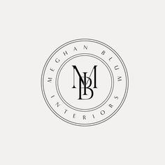 the logo for michael b brown interiors