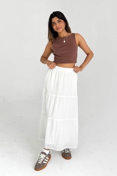 Lovely Day Skirt Small Waist, Autumn Summer, Summer Outfits, How To Wear