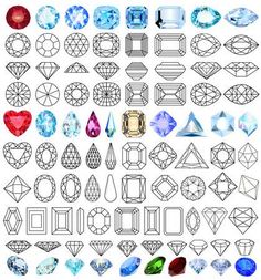 123RF- Millones de fotos, vectores, vídeos y archivos de música para inspirar tus proyectos. Jewel Drawing, Gem Drawing, Jewelry Rendering, Jewellery Design Sketches, Gemstone Art, Jewelry Illustration, Jewelry Drawing, Gems Art