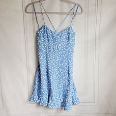 Nwt Zara Floral Ruffle Mini Dress. Blue With White Ditzy Floral Pattern. Size M, Brand New With Tags. Flared Hem, Cross Back Spaghetti Straps. Spring, Summer, Vacation, Vacay, Resort, Weekend, Casual, Date Night, Girls Night, Barbie Blue Sundress With Ditsy Floral Print, Light Blue Ditsy Floral Summer Dress, Fitted Light Blue Dress With Ditsy Floral Print, Fitted Daisy Print Mini Dress For Beach, Blue Mini Sundress With Ditsy Floral Print, Blue Ditsy Floral Mini Sundress, Blue Ditsy Floral Sundress, Fitted Blue Daisy Print Dress, Blue Zara Sundress For Summer