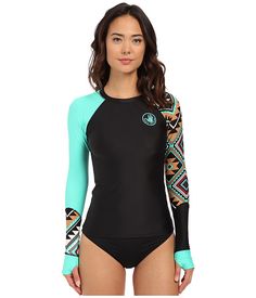 Body Glove Swimwear, Chic Swimsuit, Rash Guard Swimwear, Long Sleeve Rashguard, Rash Guard Women, Print Swimwear, Body Glove, Cute Swimsuits, Sleek Fashion