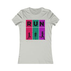 Running Women, Handmade Gifts, T Shirt