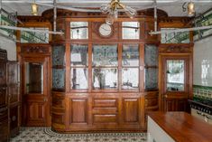 For Sale: Hornsey Road, London N19 | The Modern House Mad About The House, Victorian Interiors, Art Nouveau Tiles, Wooden Floorboards, Clock Shop, White Shabby Chic, Spare Bedroom, Old House Dreams, Large Bedroom