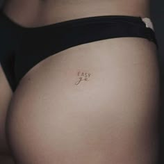 Small butt tattoo 3 | Projaqk Initials On Buttcheek Tattoo, Tattoo For Women Genital, Boyfriend Name Tattoos For Women On Hip, Small Tattoos On Buttocks For Women, Buttocks Tattoos Women, Bad Tattoos Women, Small Hip Tattoos Women Words, Tattoo On Buttocks For Women, Bite Me Tattoo Buttcheek