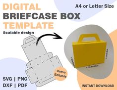 an image of a yellow box with instructions to make it look like the inside of a package