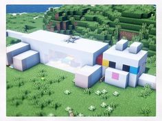 Construction Minecraft, Minecraft Wall, House In Minecraft, Minecraft Decoration, Rumah Minecraft Sederhana, Minecraft Mansion, Minecraft House Plans