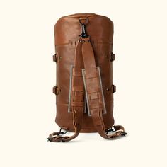 Vintage Travel Bag: Leather & Canvas | Buffalo Jackson Brown Waxed Canvas Bag For Camping, Functional Travel Backpack With Waxed Finish, Rugged Bag With Waxed Finish For Outdoor Activities, Brown Standard Backpack For Outdoor Travel, Brown Standard Backpack For Outdoor, Brown Backpack For Camping, Brown Travel Backpack For Outdoor, Brown Outdoor Backpack Travel Bag, Brown Waxed Duffle Bag For Outdoor