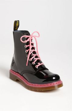 Dr. Martens 'Pascal' Boot $119.95 Ugg Fashion, Black Cottage, Galaxy Converse, Black Footwear, Boot Fashion, Wedding Shoes Comfortable, Dream Fashion, High Heels Boots, Shoes Comfortable