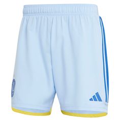 Let your Atlanta United FC pride shine wherever you may be by grabbing these sweet 2024 Away Authentic Shorts from adidas. Along with a comfortable elastic waistband, these shorts offers moisture-wicking AEROREADY technology to keep you fresh and focused. On top of that, the striking Atlanta United FC graphics let everyone know you're a devoted fan. Officially licensed AEROREADY technology absorbs moisture and makes you feel dry Imported Material: 100% Recycled Polyester Brand: adidas Heat-seale Adidas Sporty Bottoms With Built-in Shorts, Adidas Athleisure Bottoms With Built-in Shorts, Three Stripes Branding Sportswear For Summer, Three Stripes Sportswear Bottoms For Summer, Sportswear Bottoms With Three Stripes For Summer, Athleisure Bottoms With Three Stripes Branding And Short Length, Athleisure Bottoms With Three Stripes Branding In Short Length, Athleisure Shorts With Three Stripes Branding, Athleisure Bottoms With Three Stripes, Short Length