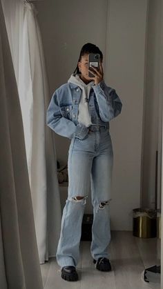 Looks Pinterest, Foto Tips, Outfit Jeans, Tomboy Style Outfits, Looks Street Style, Causual Outfits, Swaggy Outfits, Outfits Winter, Mode Inspo